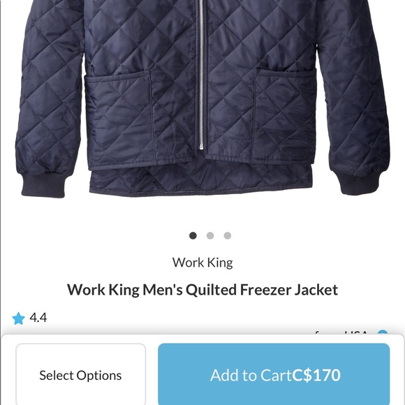 Work King Duck Diamond-Quilted Jacket - Picture 8 of 8